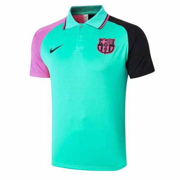 Polo Barcelona 2020/21 Verde Rosa